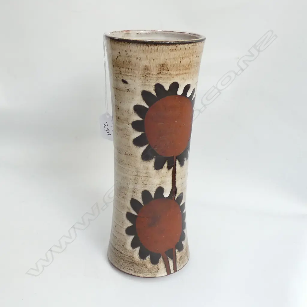 BRIGLIN POTTERY ENGLAND EARTHEN WARE VASE H 250 MM Image 1++