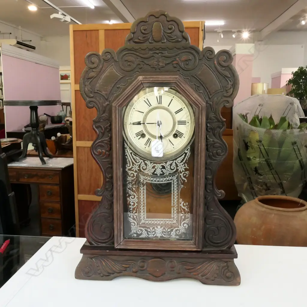GINGERBREAD CLOCK H. 570MM Image 1++