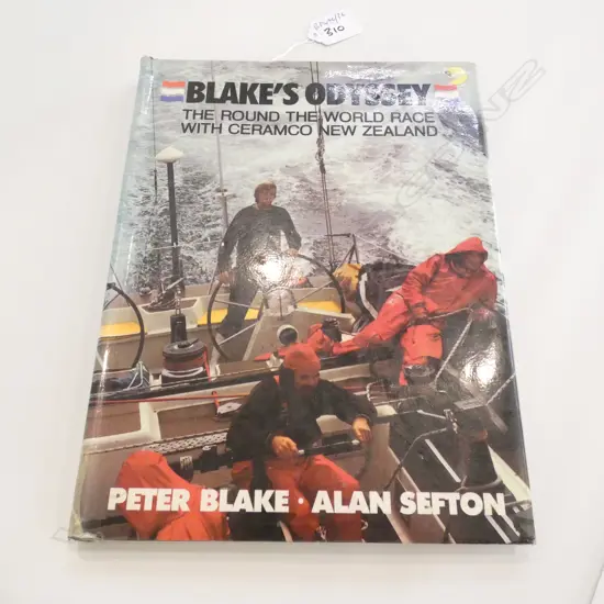 1 VOL OF BLAKES ODYSSEY BY SIR PETER BLAKE SIGNED COPY