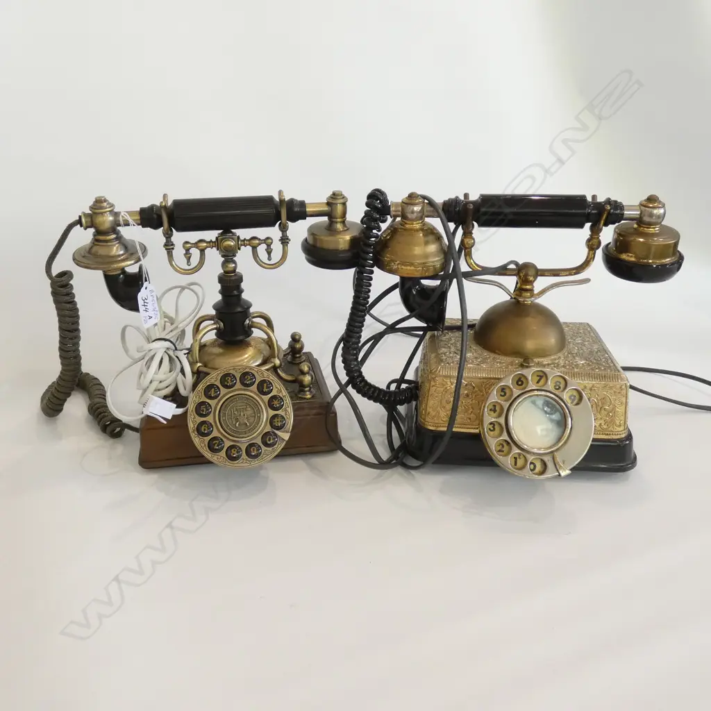 2 ANTIQUE STYLE PHONES Image 1++