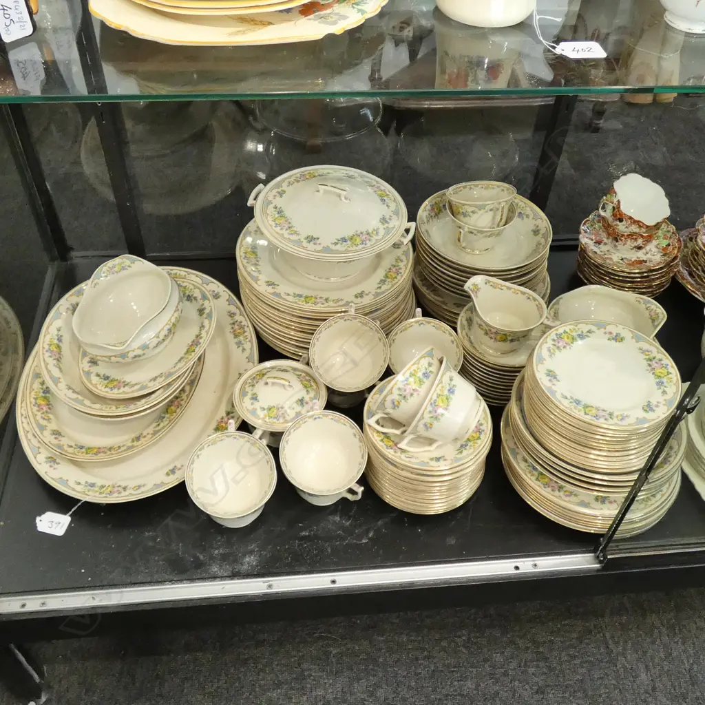 OLD IVORY DINNER SERVICE SOME MINOR FAULTS Image 1++