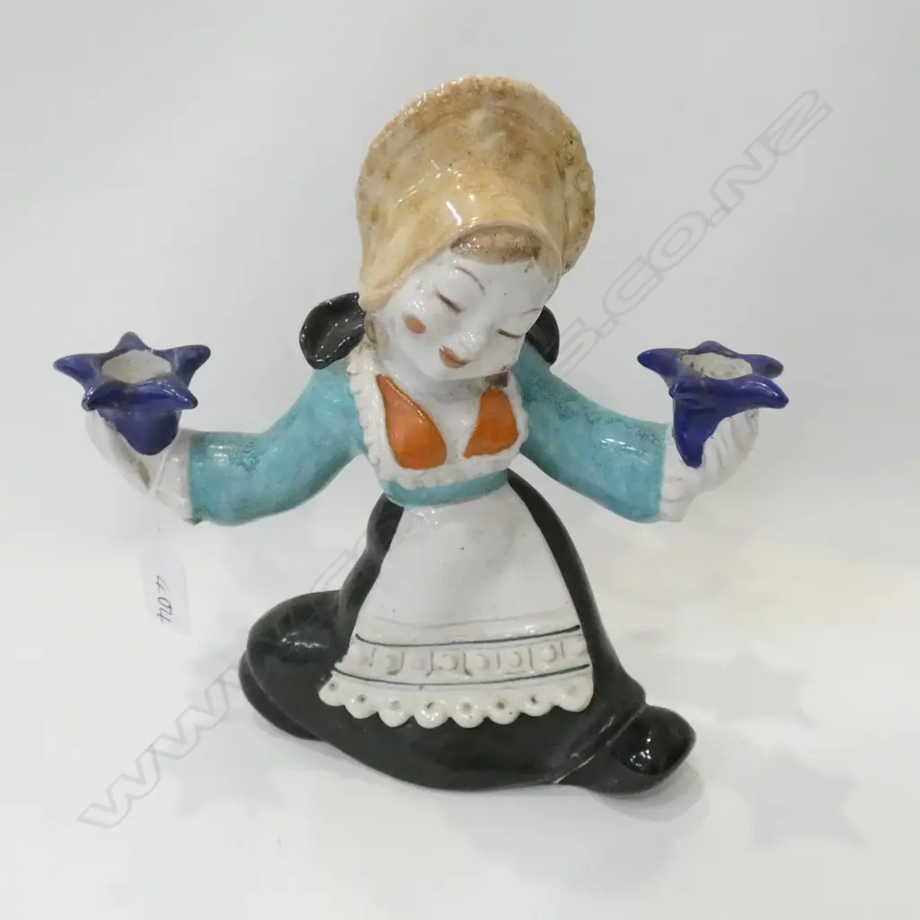 AUSTRIAN ANZENGRUBER CANDLE HOLDER W. 230MM Image 1++