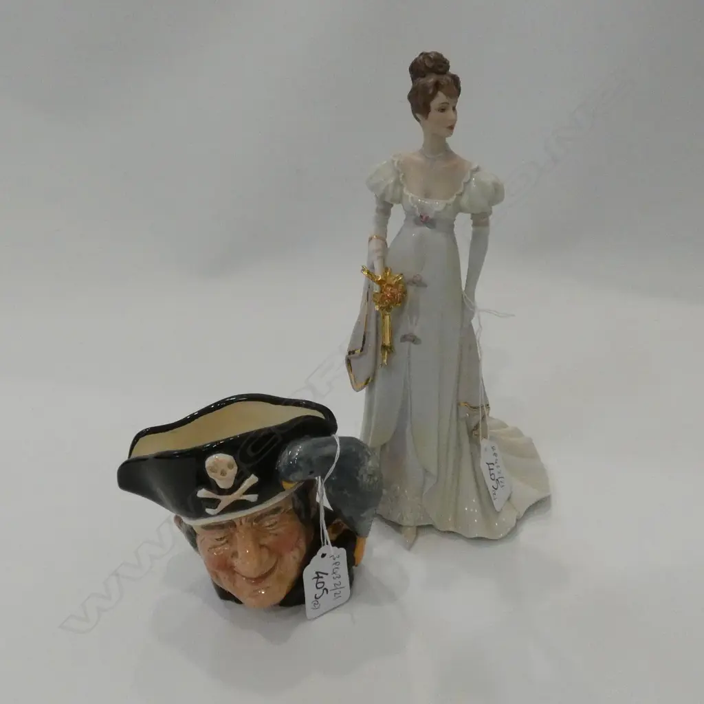 R/DOULTON TOBY JUG + F/MINT FIGURE H 230 MM Image 1++