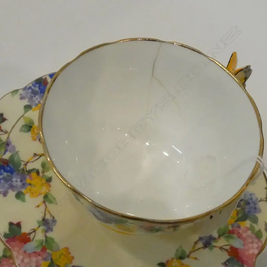 PR R. WORCESTER EGG CODDLERS + 2 AYNSLEY CUP/SAUCER/TRIO (1 AF) Image 1++