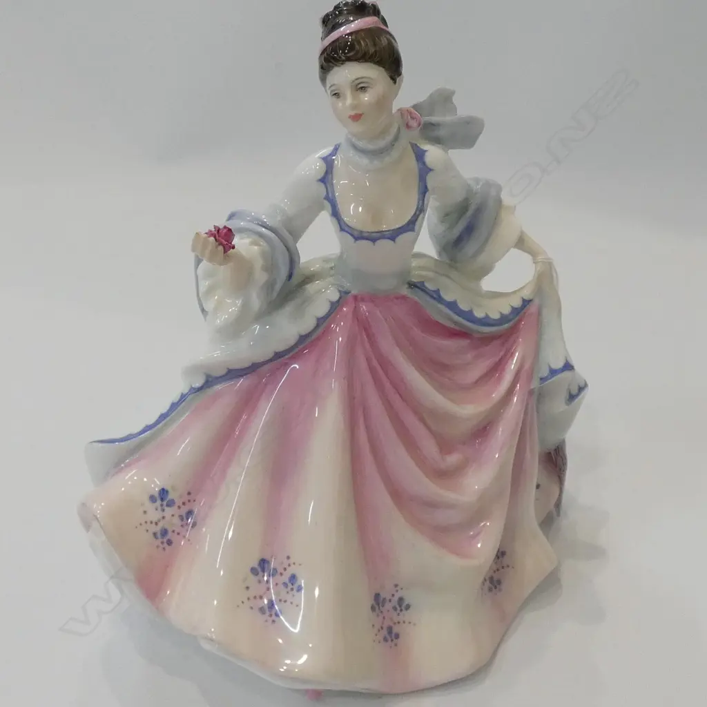 R/DOULTON FIGURINE REBECCA + BOX  Image 1++