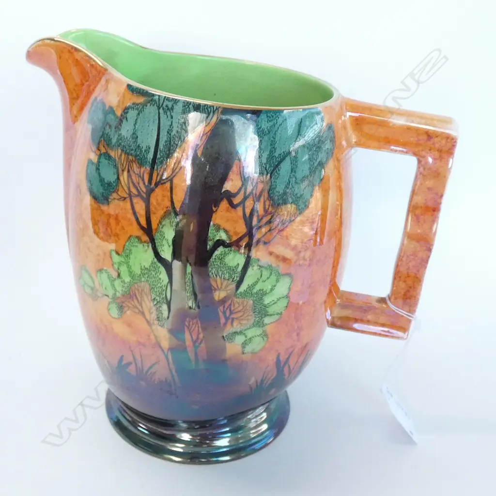 CARLTON WARE 'RABBITS AT DUSK' PATTERN JUG. H.290mm Image 1++