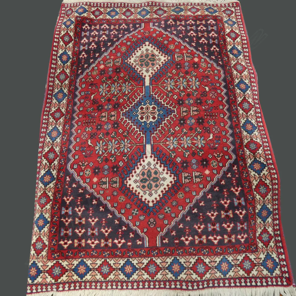 HAND KNOTTED ALL WOOL RUG 1040 X 1440MM Image 1++