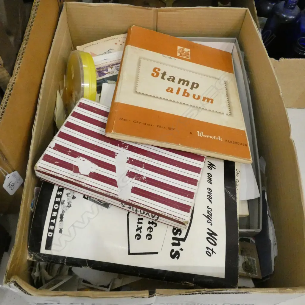 LARGE BOX LOT ASST. STAMPS MOSTLY NZ  Image 1++