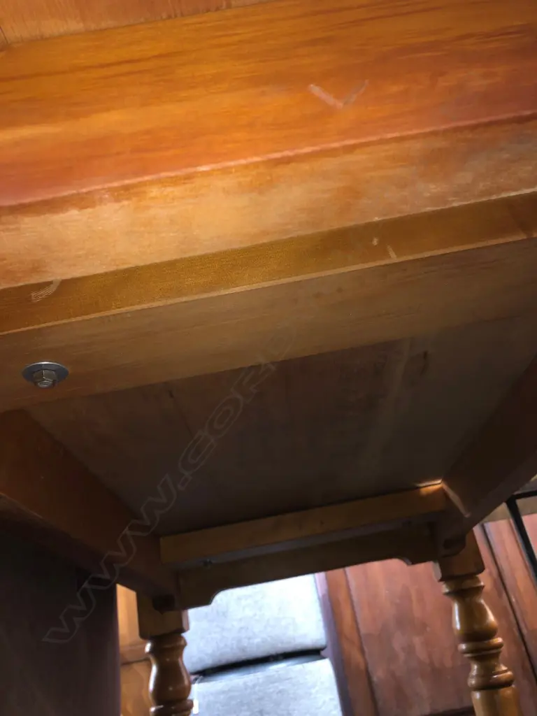 THICK PLANK KAURI COLONIAL STYLE TABLE L. 1590MM Image 1++