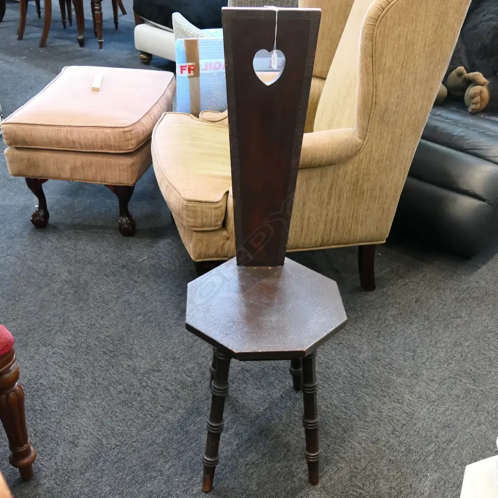 POKER WORK WEAVERS CHAIR Image 1++