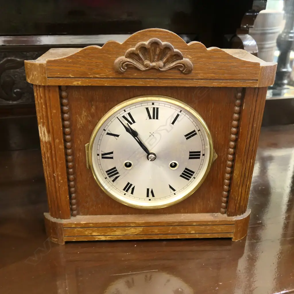H.A.C CLOCK COMPANY GERMAN CHIMING CLOCK WORKING Image 1++