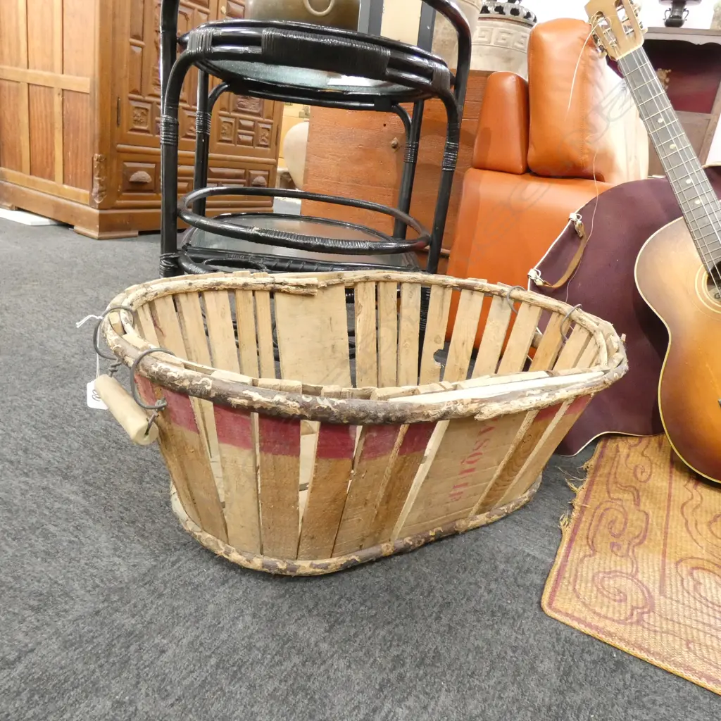 FRENCH VINEYARD GRAPE BASKET Image 1++