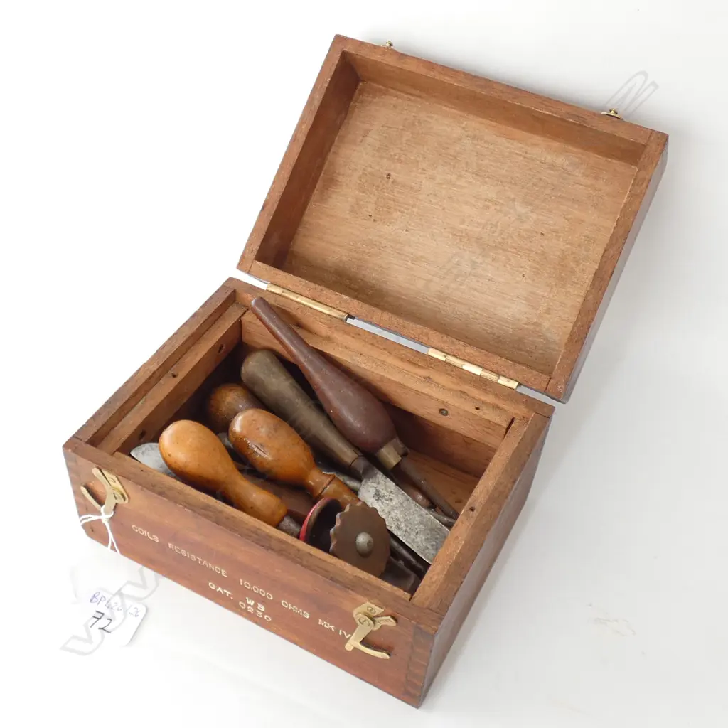 ASST. AWLS, DRIVERS, PILES ETC IN BOX Image 1++