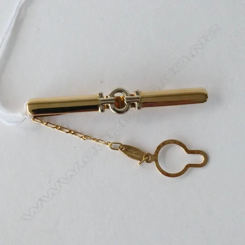 18CT GOLD TIE CLIP 6.86gm Image 1++