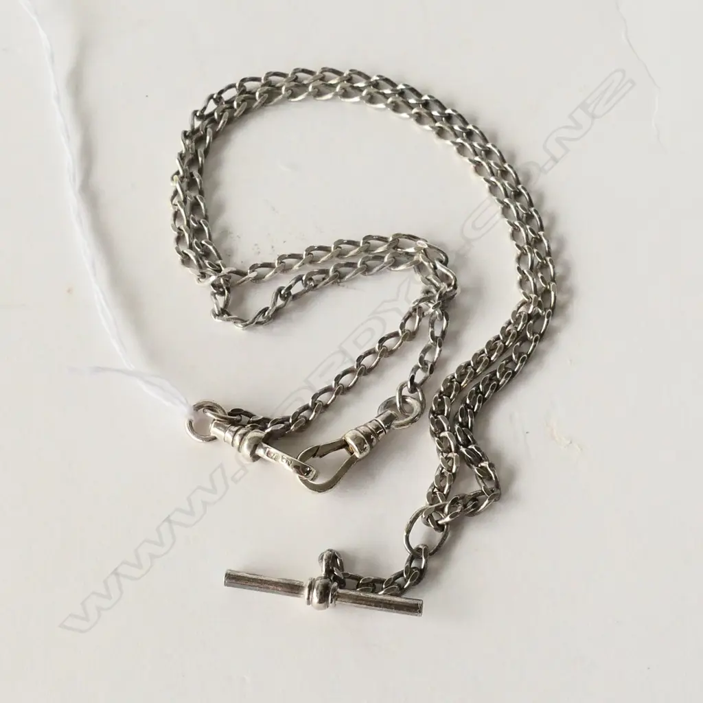 NZ MADE SILVER CHAIN 10.40gm Image 1++