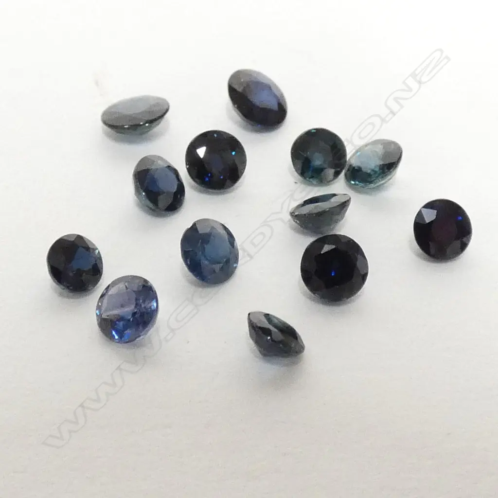 5CT ROUND FACETED SAPPHIRES Image 1++