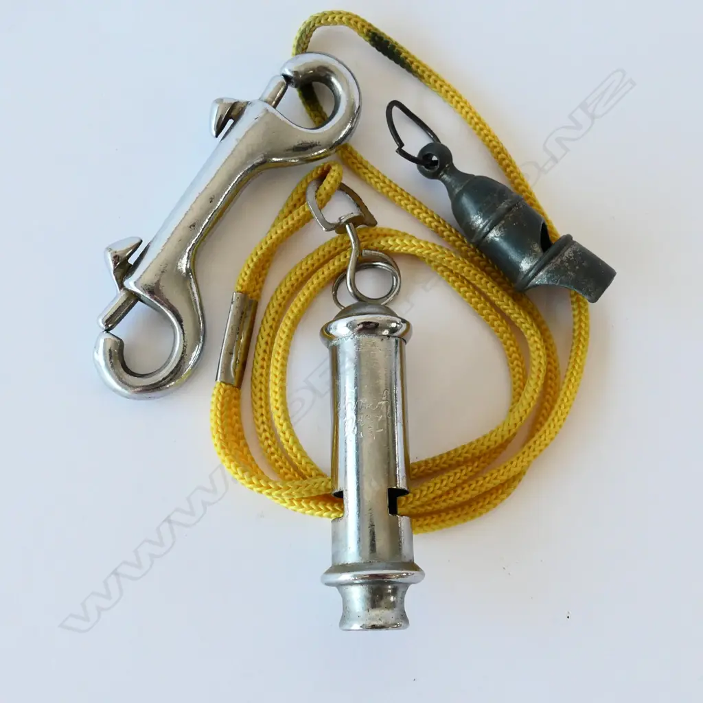 TWO VINTAGE WHISTLES Image 1++