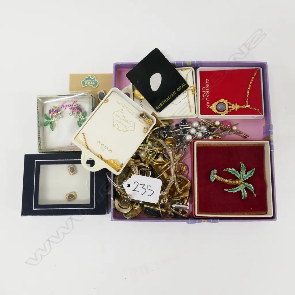 SILVER, GOLD PLATE & OPAL PCES Image 1++
