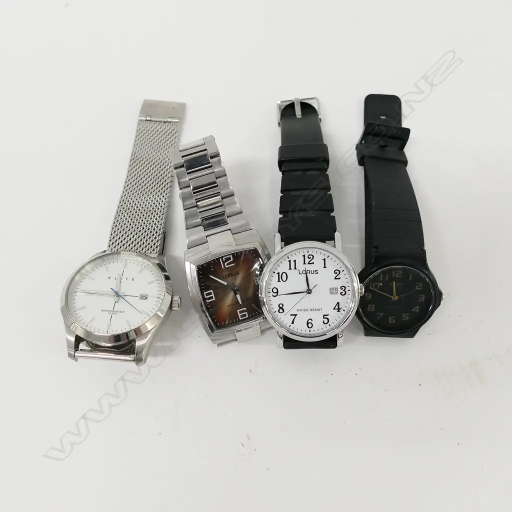 4 GENTS QUARTZ WATCHES  Image 1++