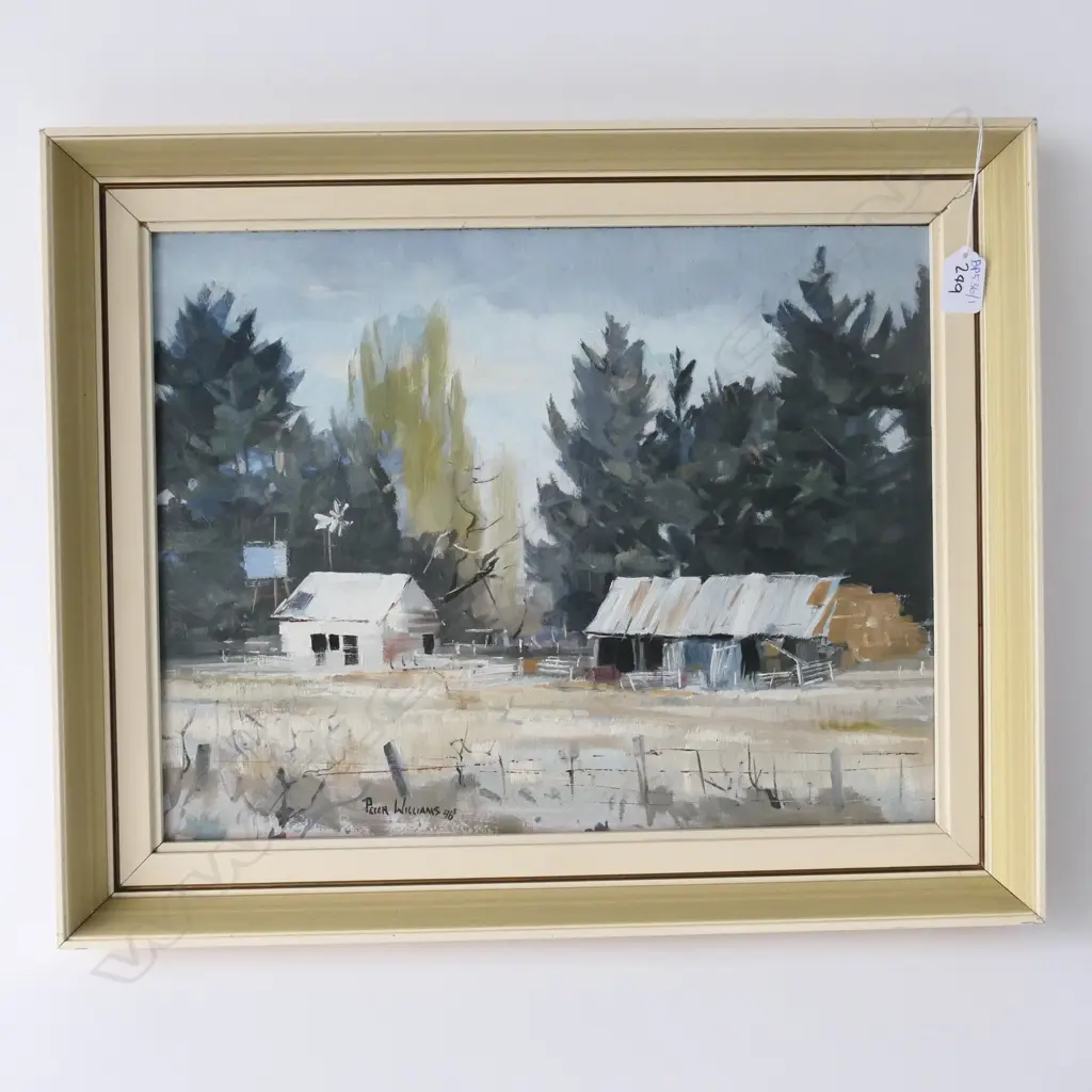 PETER WILLIAMS 'EVENING IN CANTERBURY' OIL ON BOARD 540 X 440MM Image 1++