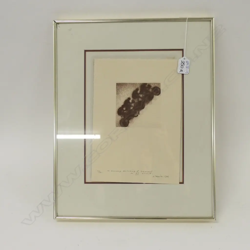 BARRY CLEAVIN, 'ASCENDING A STAIRCASE ON A BICYCLE' Image 1++