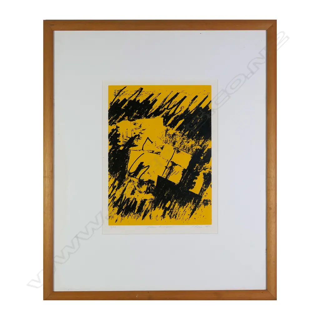 PHILIPA BLAIR, SCREENPRINT, 'GOLDEN ENVELOPES 10/29, SIGNED TITLED & DATED '82. 365 x 270mm Image 1++