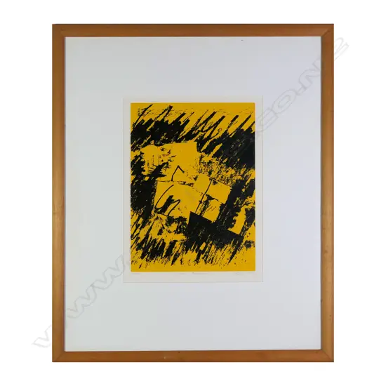 PHILIPA BLAIR, SCREENPRINT, 'GOLDEN ENVELOPES 10/29, SIGNED TITLED & DATED '82. 365 x 270mm