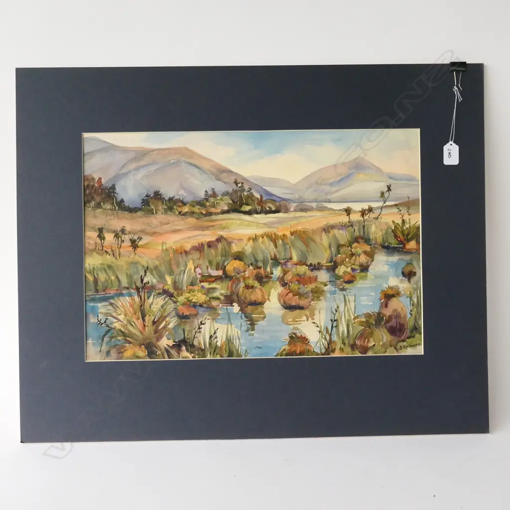 D. HELMORE LANDSCAPE W/C 735 X 590MM Image 1++
