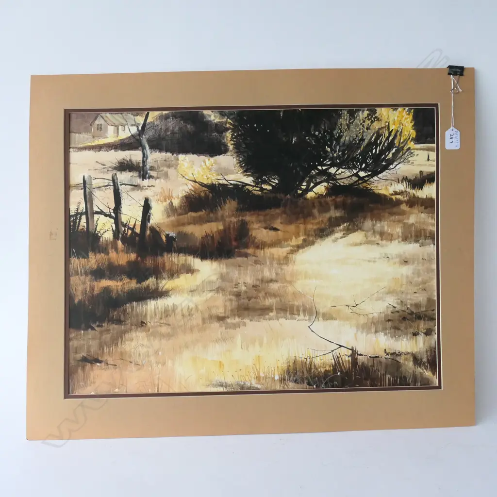GRAHAM BRADDOCK LANDSCAPE W/C 740 X 600MM Image 1++