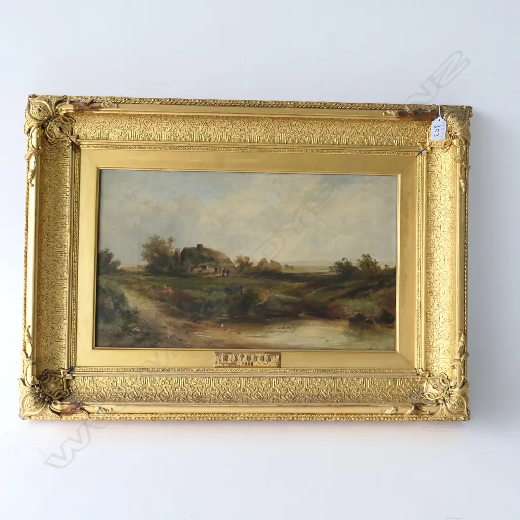 VICTORIAN GILT FRAMED OIL - R. STUBBS Image 1++