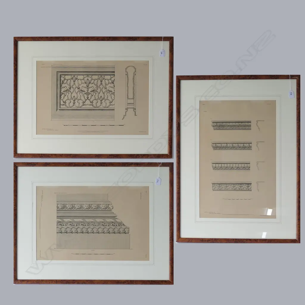 3 ARCHITECTURAL PRINTS 770 X 590MM Image 1++