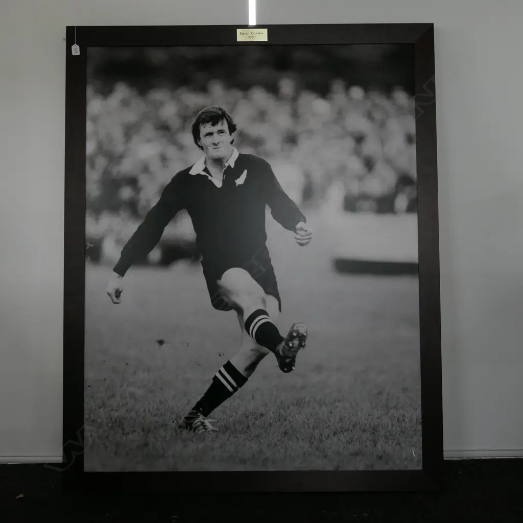 POSTER OF ALL BLACK KIERAN CROWLEY 1983 1.5 X 1.2 M Image 1++