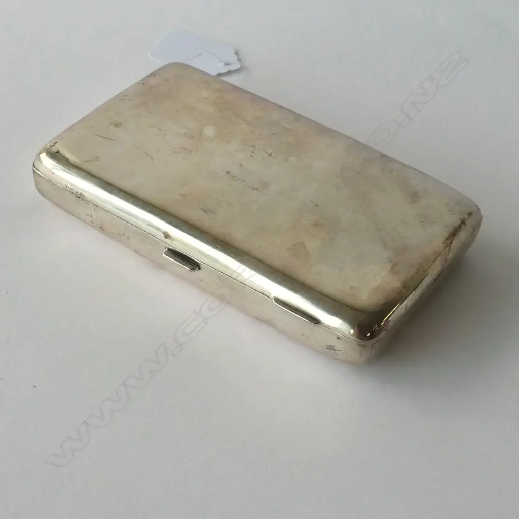 SILVER CIGAR CASE BIRMINGHAM 1905 Image 1++