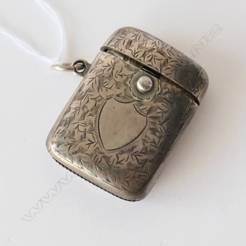 SILVER VESTA CASE CHESTER 1904 Image 1++