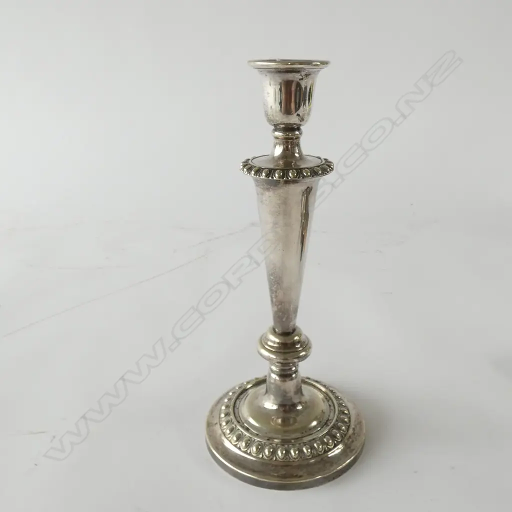 20TH C SILVER PLATE CANDLESTICK, H.260mm  Image 1++