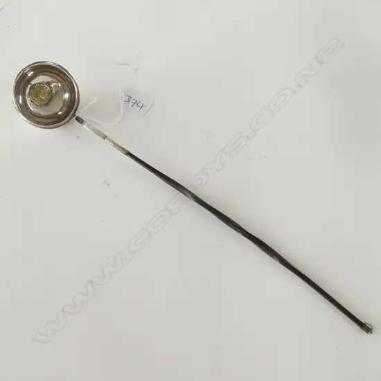 GEORGIAN SILVER TODDY LADLE WITH BALEEN HANDLE