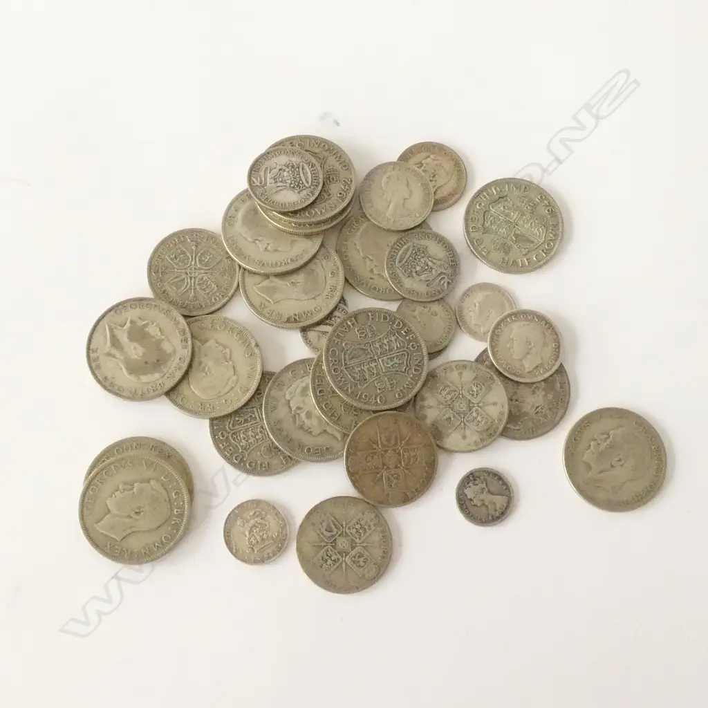 BAG OF ASSORT. SILVER COINS  Image 1++