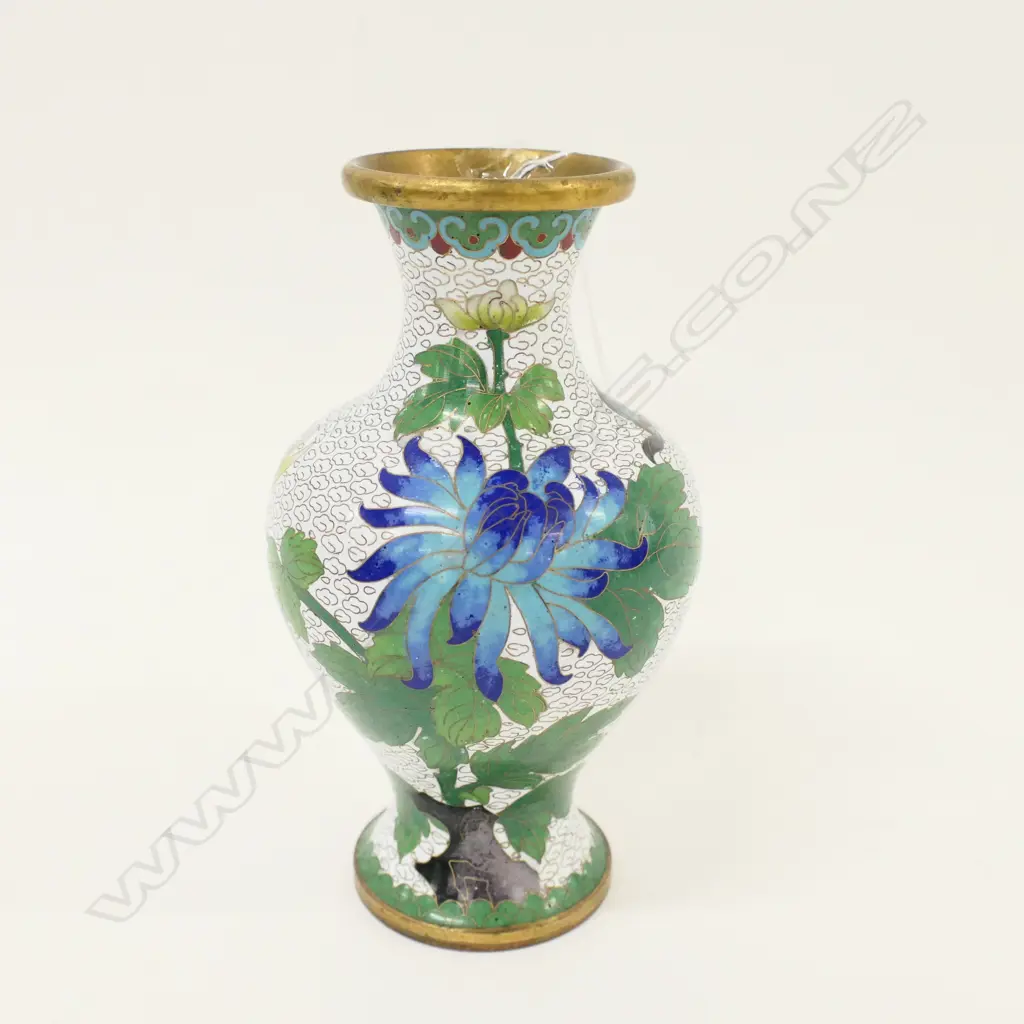 ORIENTAL CLOISONNE VASE  Image 1++