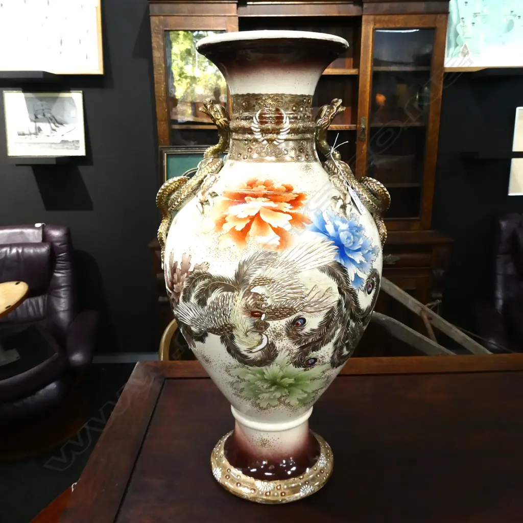 LARGE ORIENTAL VASE H. 540MM Image 1++