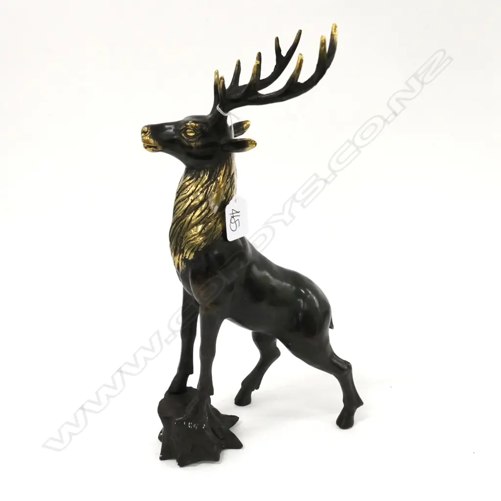 CAST BRASS STAG H. 365MM Image 1++
