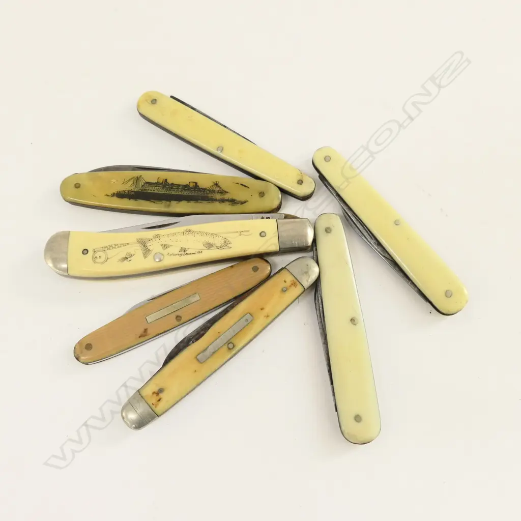 SEVEN VINTAGE PEN KNIVES Image 1++