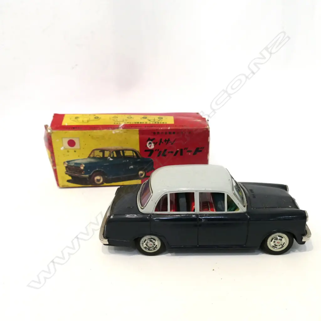 (19196)JAPANESE VINTAGE BOXED TINPLATE CAR Image 1++