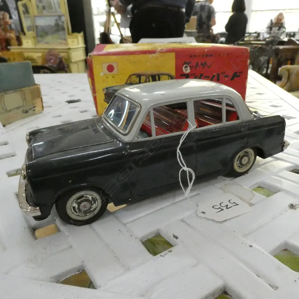 (19196)JAPANESE VINTAGE BOXED TINPLATE CAR Image 1++