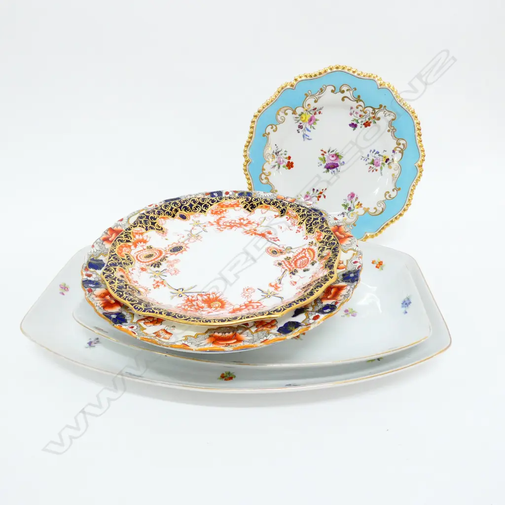 7 PLATES INCL. R/CROWN DERBY, SPODE ETC Image 1++