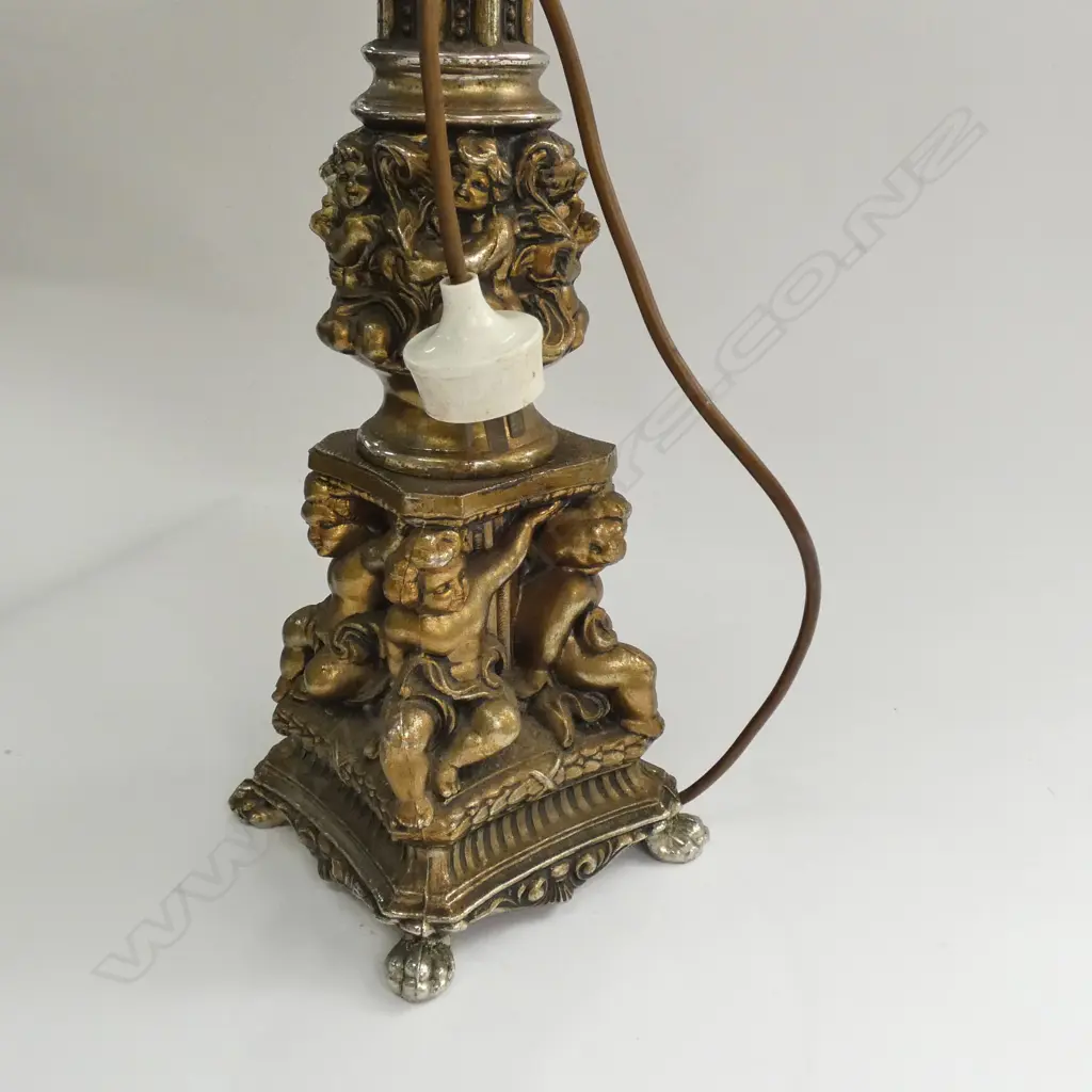 BRASS LAMP NO SHADE H. 800MM  Image 1++