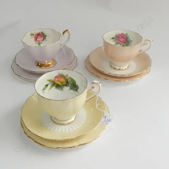 3 PASTEL TRIOS 