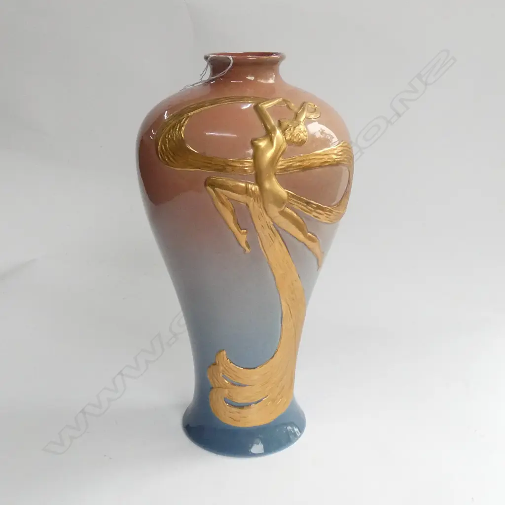 NAPIER ART DECO PORCELAIN VASE, 305MM Image 1++