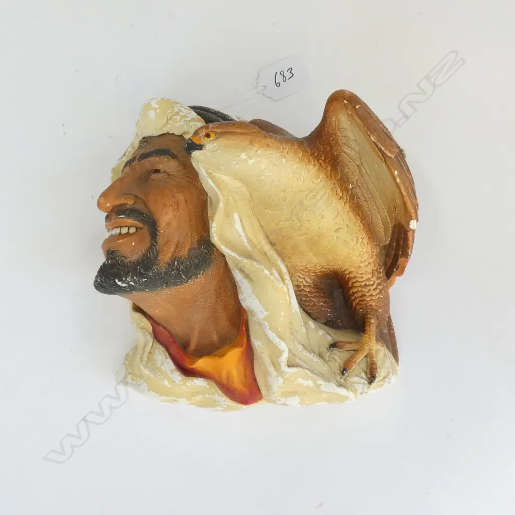 BOSSONS WALL PLAQUE, DESERT HAWKS, 220MM Image 1++