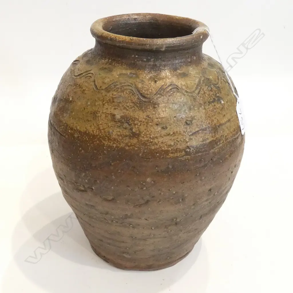 OLD JAPANESE SHIGARAKI POTTERY VASE H.270mm Image 1++