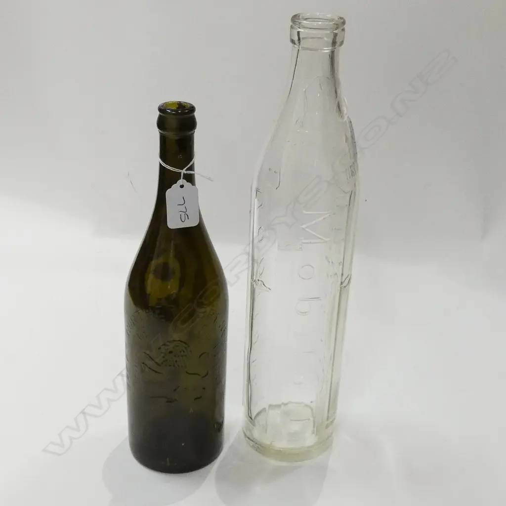 MOBILEOIL BOTTLE H. 370MM & AUCKLAND LION ALE BOTTLE  Image 1++
